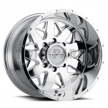 RaceLine Wheel 20 Diameter 12 Offset Aluminum Silver Single