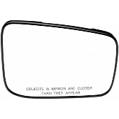Help! By Dorman Exterior Mirror Glass Rectangular Power Single - 56567