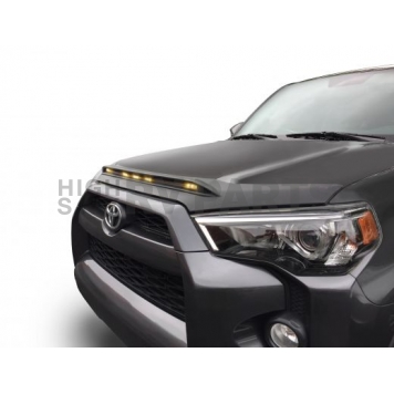 Auto Ventshade Bug Shield - Thermoplastic Olefin (TPO) Black Matte Textured Coated - 753025