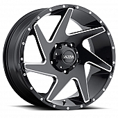 Ultra Wheel Vortex 206 - 20 x 10 Black With Natural Accents - 206-2150BM25