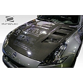 Extreme Dimensions Hood - Primered Fiberglass Black - 105851