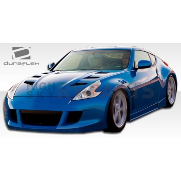 Extreme Dimensions Hood - Primered Fiberglass Black - 105851-1