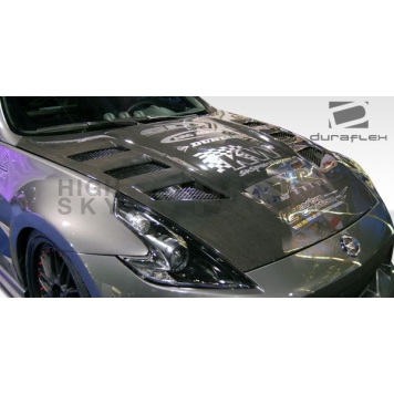 Extreme Dimensions Hood - Primered Fiberglass Black - 105851-5
