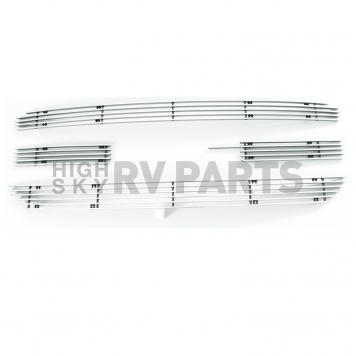 Paramount Automotive Grille Insert - Polished Aluminum 4 Millimeter Horizontal Style - 330182