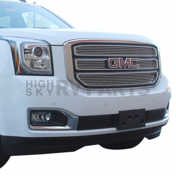 Paramount Automotive Grille Insert - Polished Aluminum 4 Millimeter Horizontal Style - 330182-4