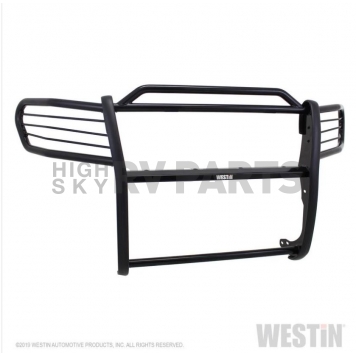 Westin Automotive Grille Guard 1-1/2 Inch Black Powder Coated Steel - 40-3885-1