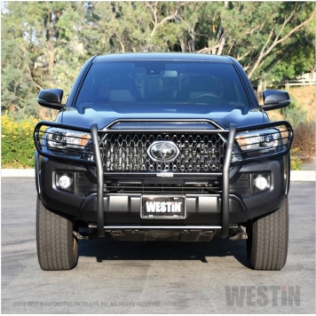 Westin Automotive Grille Guard 1-1/2 Inch Black Powder Coated Steel - 40-3885-4