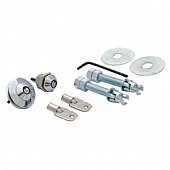 Spectre Industries Hood Pin - Locking Silver Chrome Plated - 42613