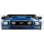 Extreme Dimensions Hood - Primered Fiberglass Black - 104172
