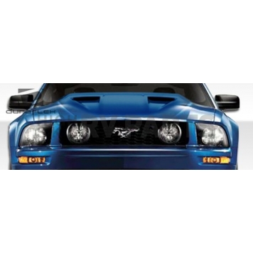 Extreme Dimensions Hood - Primered Fiberglass Black - 104172