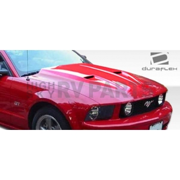 Extreme Dimensions Hood - Primered Fiberglass Black - 104172-1