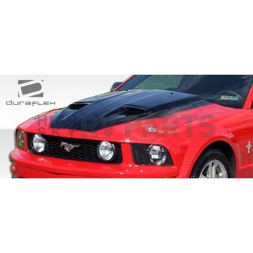 Extreme Dimensions Hood - Primered Fiberglass Black - 104172-2