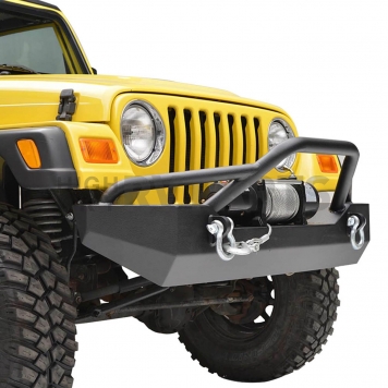 Paramount Automotive Bumper Rock Crawler 1-Piece Design Black - 510016-4