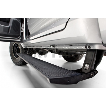 Amp Research Running Board 600 Pound Capacity Aluminum Power Lowering - 76127-01A-B