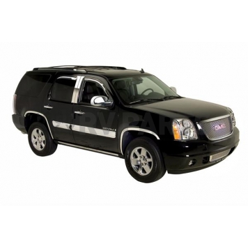 Putco Body Pillar Cover - Polished Stainless Steel Silver Set of 4 - 402602-1