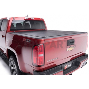 BAK Industries Tonneau Cover Hard Roll-Up Black Gloss Aluminum/ Vinyl - 39126-3