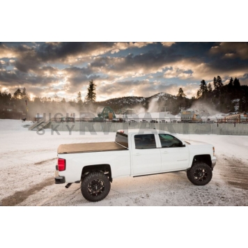 BAK Industries Tonneau Cover Hard Roll-Up Black Gloss Aluminum/ Vinyl - 39126-4