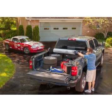 BAK Industries Tonneau Cover Hard Roll-Up Black Gloss Aluminum/ Vinyl - 39126-5