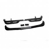 Rugged Ridge Tube Bumper 1-Piece Design Steel Black - 1157110