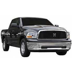 T-Rex Truck Products Grille Insert - Mesh Rectangular Black Powder Coated Steel - 6714521
