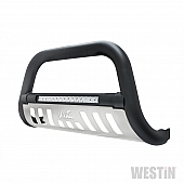 Westin Automotive Bull Bar Tube 3 Inch Black Textured Powder Coated  Steel - 32-2455L