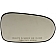 Help! By Dorman Exterior Mirror Glass Rectangular Power Single - 56340