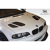 Extreme Dimensions Hood - Primered Fiberglass Black - 107179