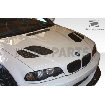 Extreme Dimensions Hood - Primered Fiberglass Black - 107179