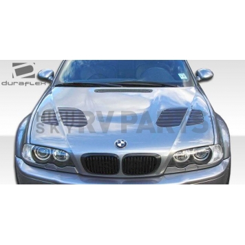 Extreme Dimensions Hood - Primered Fiberglass Black - 107179-1