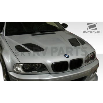 Extreme Dimensions Hood - Primered Fiberglass Black - 107179-2