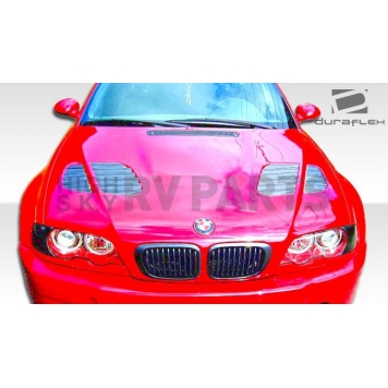 Extreme Dimensions Hood - Primered Fiberglass Black - 107179-3