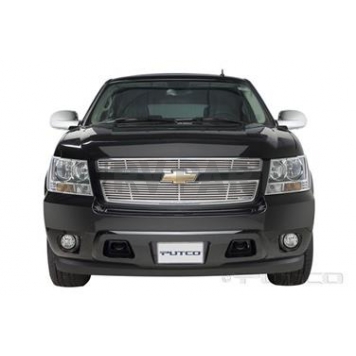 Putco Grille Insert - Polished Aluminum Rectangular - 91158