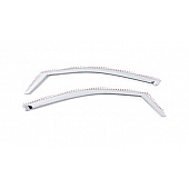 Putco Rainguard - Chrome Plated Plastic Set Of 2 - 480036