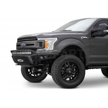 Addictive Bumper Stealth R Powder Coated Black Steel - F183882890103-2