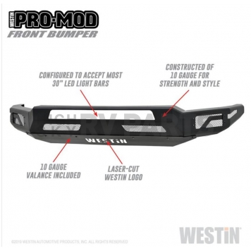 Westin Bumper Modular Pro-Mod Steel Black - 58-41065