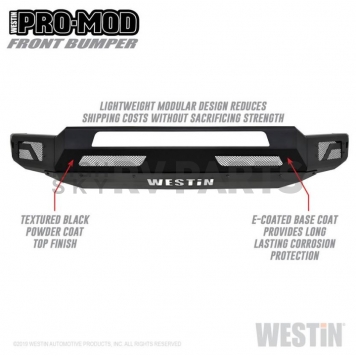 Westin Bumper Modular Pro-Mod Steel Black - 58-41065-2