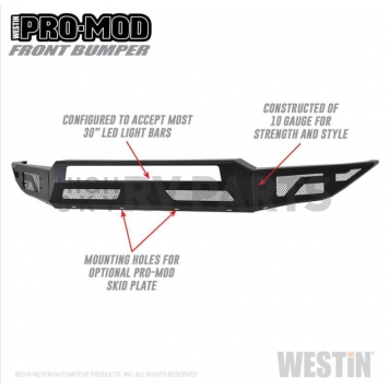 Westin Bumper Modular Pro-Mod Steel Black - 58-41175