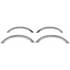 Innovative Creations Inc. Fender Trim - 1/2 Wheel Well Stainless Steel Polished - CHE023