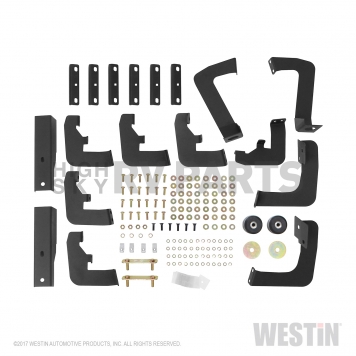 Westin Automotive Nerf Bar - Truck Wheel To Wheel Steel Square 3 Inch - 56-534025-4
