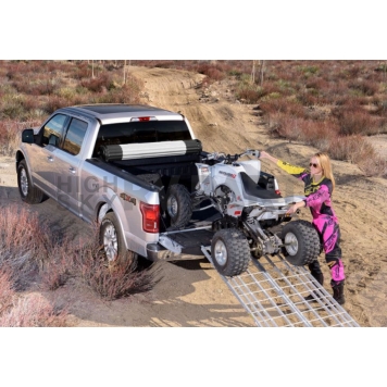 BAK Industries Tonneau Cover Hard Roll-Up Black Gloss Aluminum/ Vinyl - 39330-5