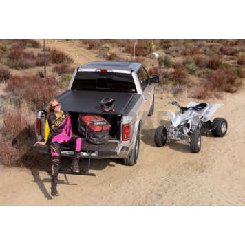 BAK Industries Tonneau Cover Hard Roll-Up Black Gloss Aluminum/ Vinyl - 39330-6