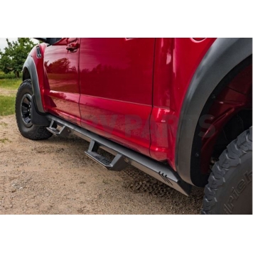 N-Fab Nerf Bar 4 Inch Steel Angular - EXF19CC-TX-3