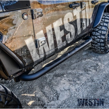 Westin Automotive Nerf Bar 3 Inch Steel Black Powder Coated - 23-4155