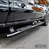 Westin Automotive Nerf Bar 4 Inch Steel Black Powder Coated - 21-24155