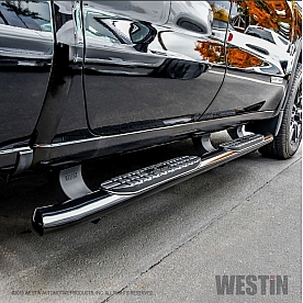 Westin Automotive Nerf Bar 4 Inch Steel Black Powder Coated - 21-24155