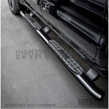 Westin Automotive Nerf Bar 4 Inch Steel Black Powder Coated - 21-24155-3