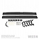 Westin Automotive Nerf Bar 6 Inch Aluminum Black Powder Coated - 28-71295