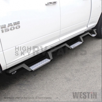 Westin Automotive Nerf Bar 3 Inch Stainless Steel Black Powder Coated - 56-141552-4