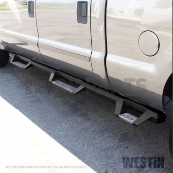 Westin Automotive Nerf Bar 3 Inch Stainless Steel Black Powder Coated - 56-141552-5