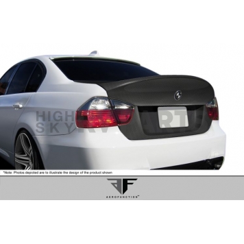 Extreme Dimensions Trunk Lid - Gloss Carbon Fiber Plastic Clear - 107376